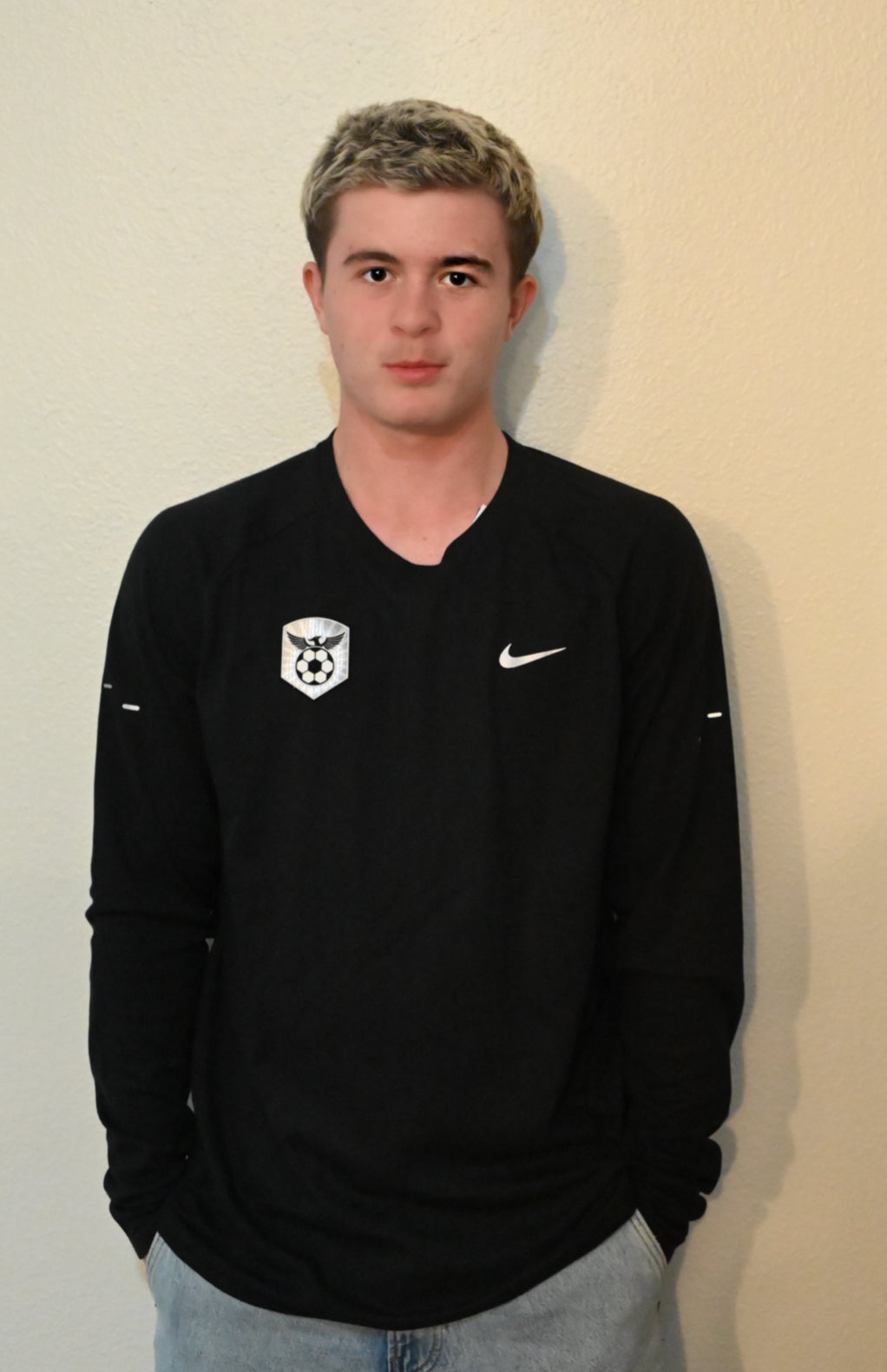 Nike Stride Long Sleeve Top - Black