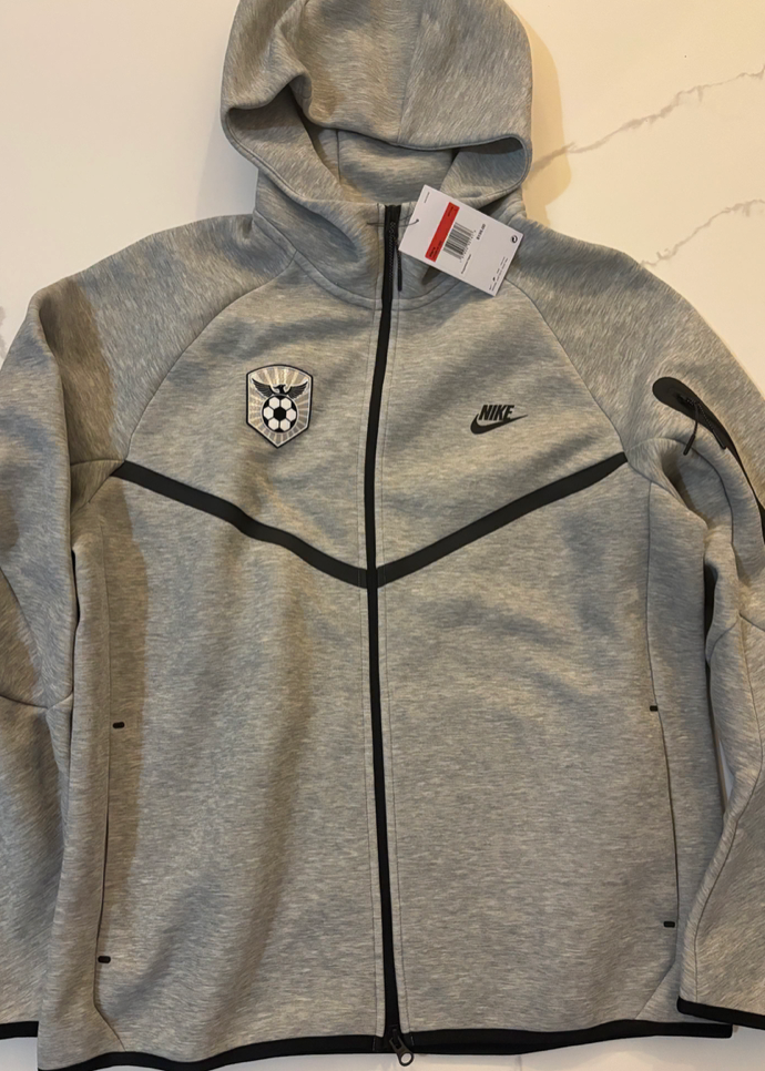 Nike Men's Tech Fleece Full Zip Hoodie - Gray