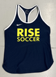 Nike RISE Soccer Tank Top - Navy / Volt