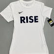 Nike RISE Dri-FIT T-shirt - White with Navy