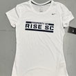 Nike "Property of RISE SC" Dri-FIT T-Shirt - White