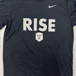 Nike RISE Dri-FIT T-Shirt - Navy with White