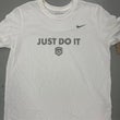 Nike Youth "Just Do It" Dri-FIT T-Shirt - White