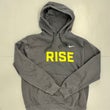 NIke Youth RISE Hoodie - Gray with Volt